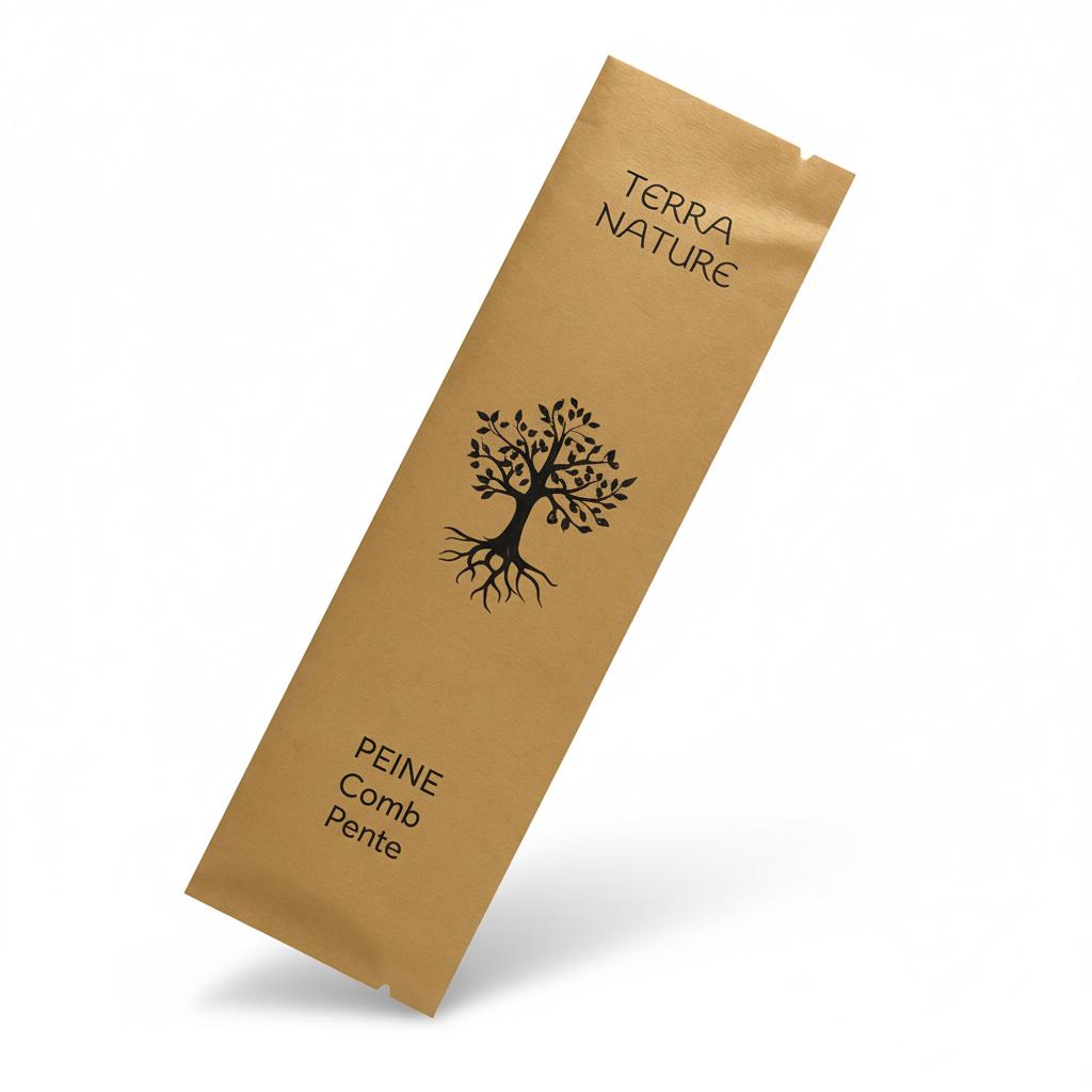 Pente reto de 2 pontas Terra Nature