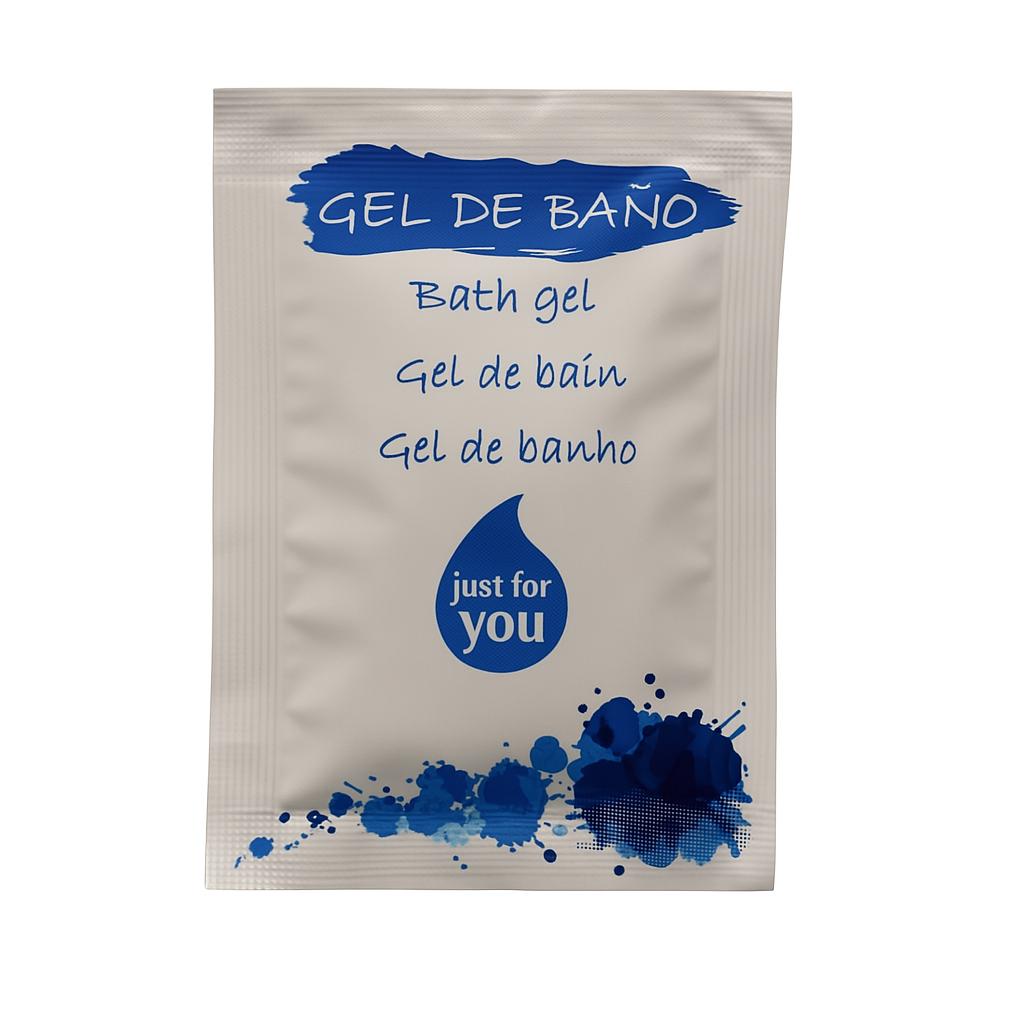 Saquetas de gel de banho de 10 ml